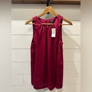 Express Rich Burgundy Sleeveless Top- size Medium